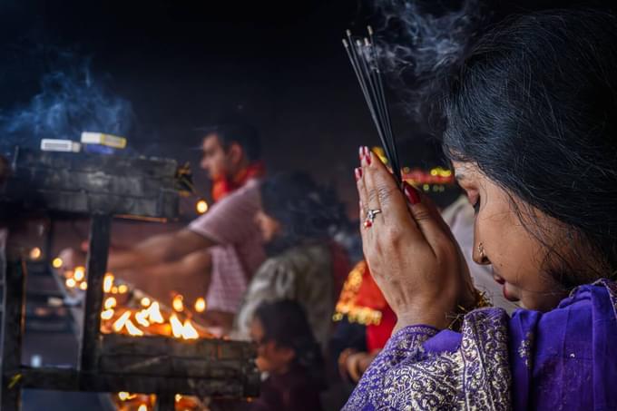 Experience mystical tantric rituals in temple