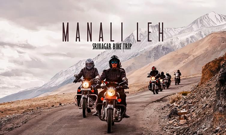 Go an adventures bike trip amidst the rough terrain of Ladakh