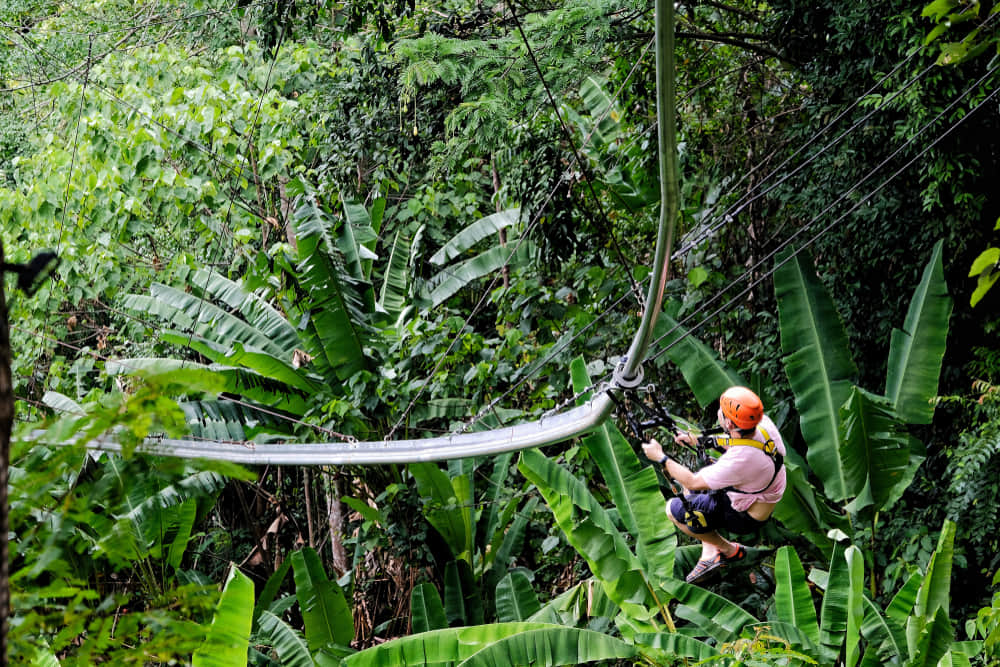 Ziplining