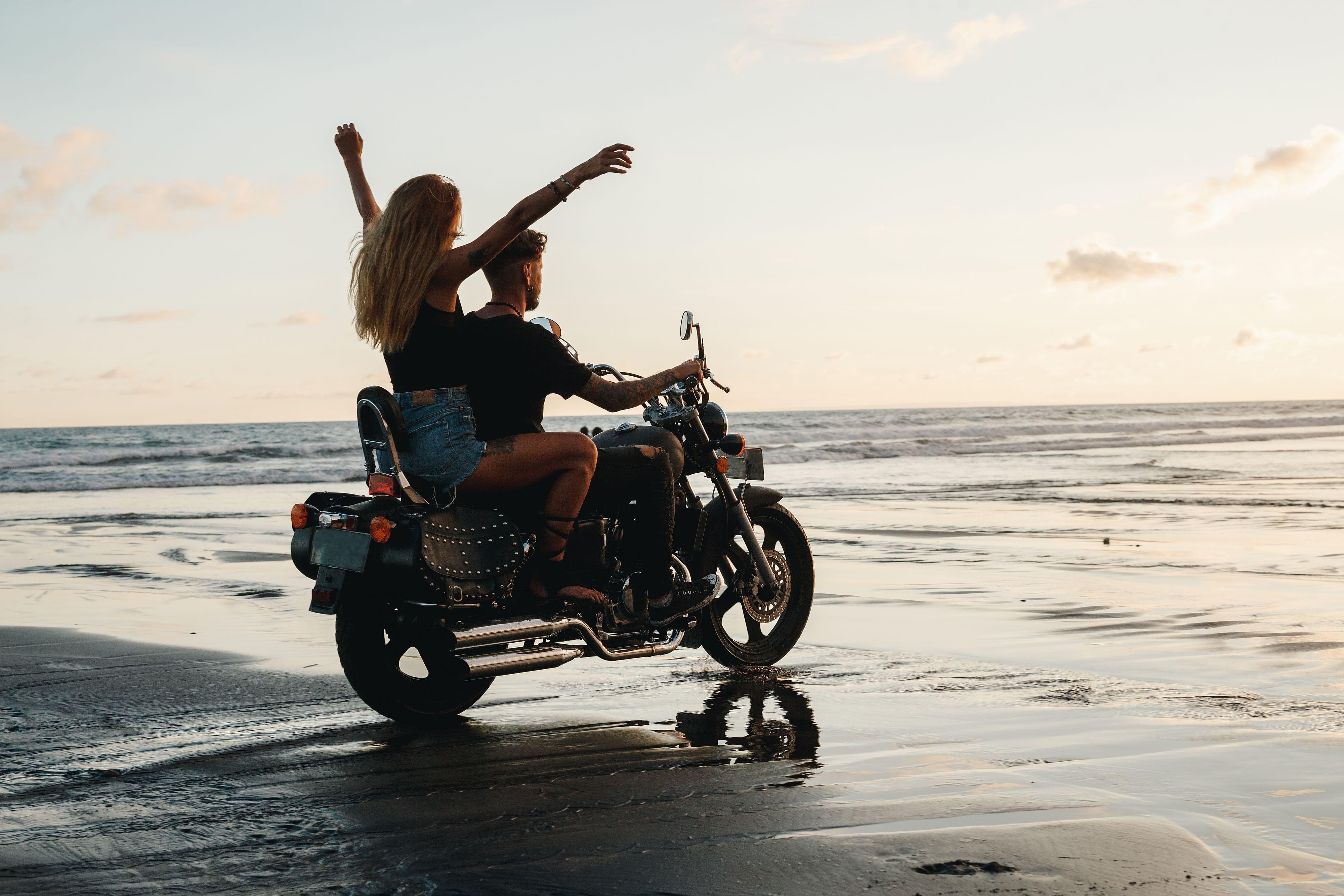 Couples on Bike in Bali