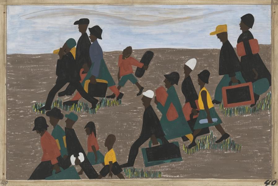 Migration Series by Jacob Lawrence