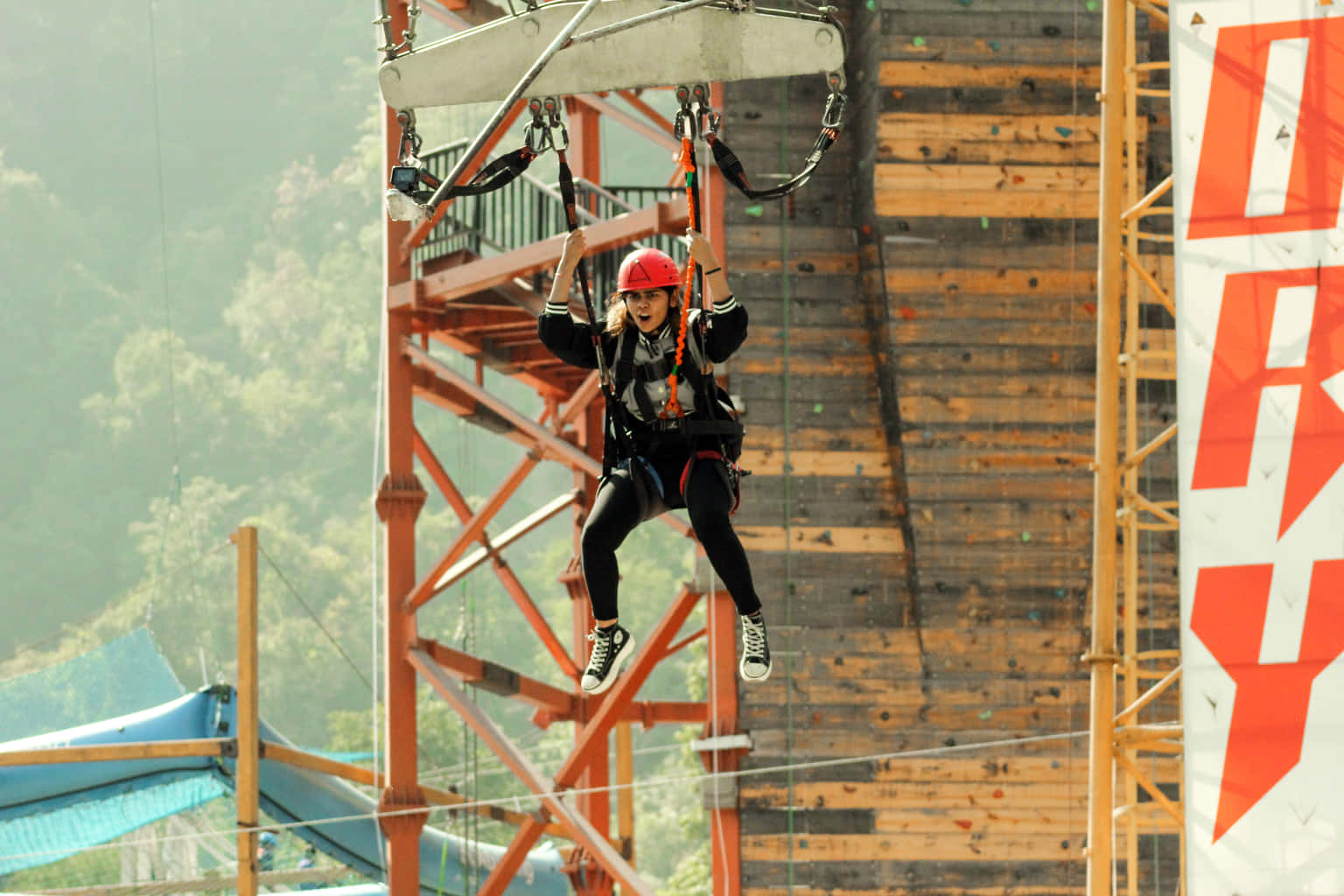 Giant Swing in Rishikesh
