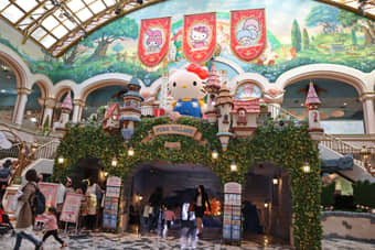 Tourist at Sanrio Puroland