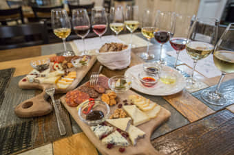Embark on a wine, cheese & charcuterie tasting experience in Budapest