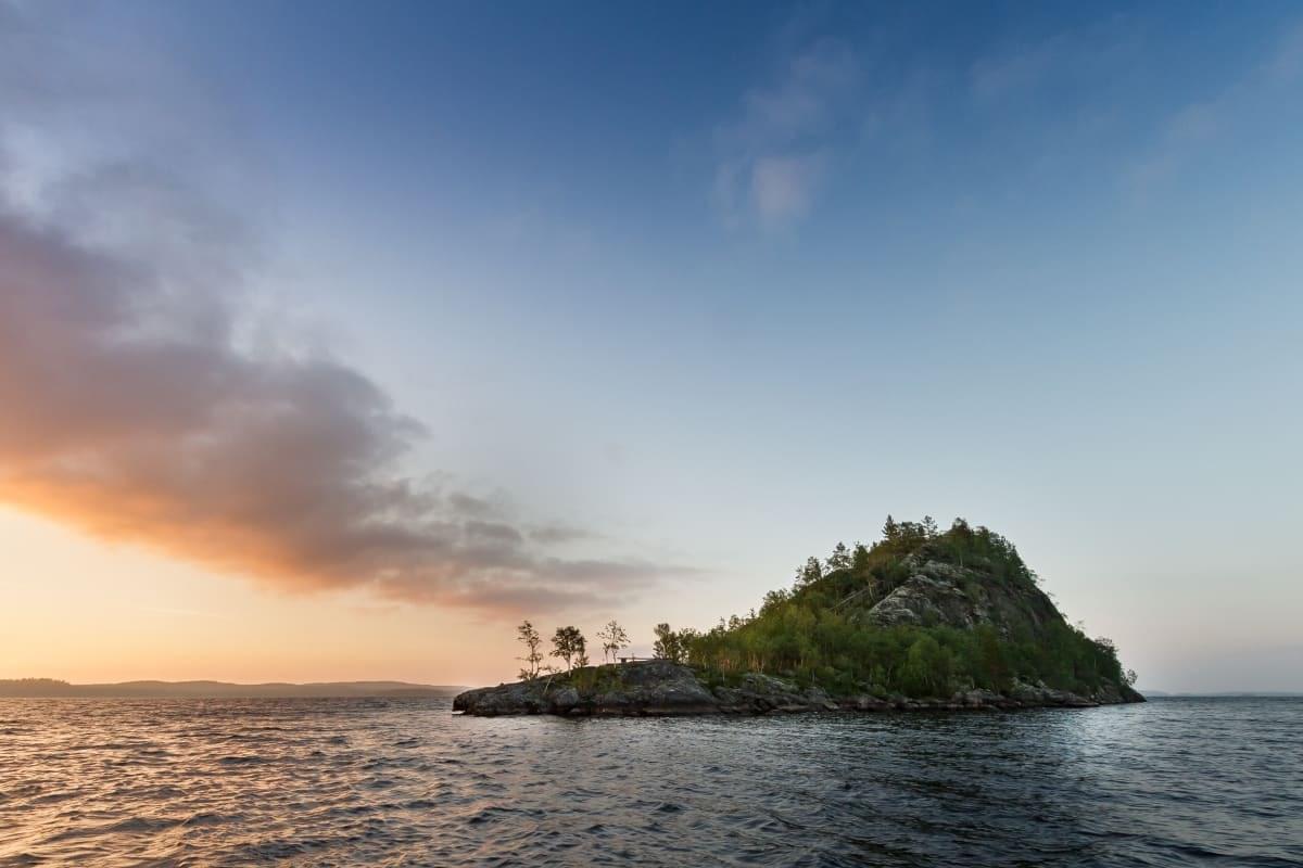 Explore the sacred Ukonsaari Island