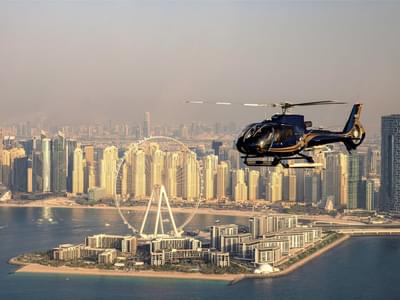 Click instagram worthy pictures as you soar above the famous Dubai landmarks on your helicopter ride