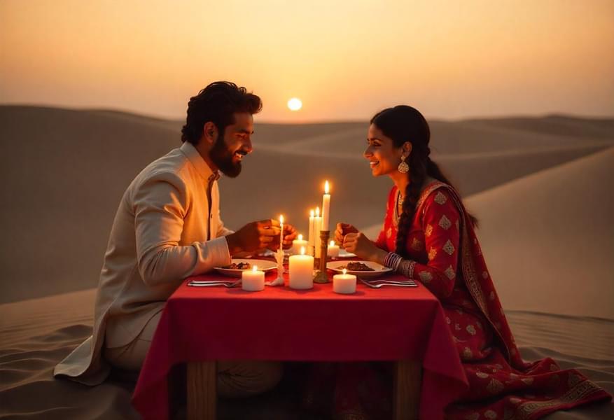 Jain Candlelight Dinner on the Dunes of Khuri Image