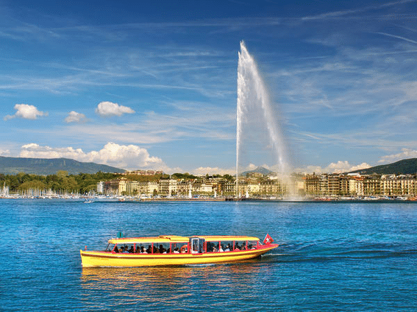The Geneva Water Fountain (Jet D'eau) Overview