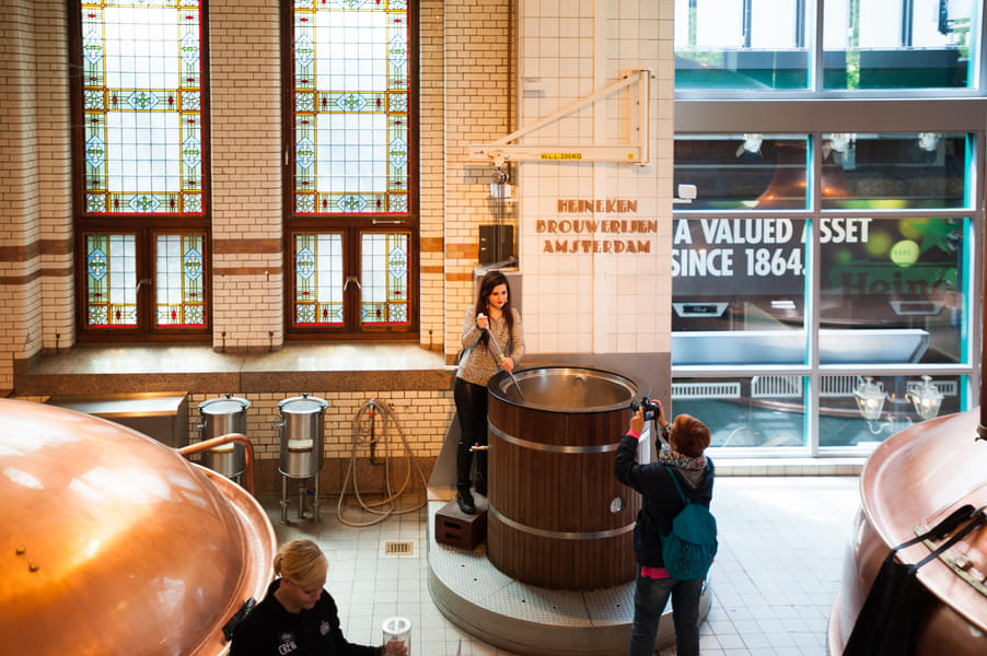 Get an immersive experience in the brewery