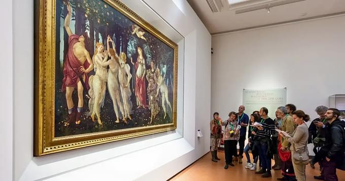 Paintings in the gallery