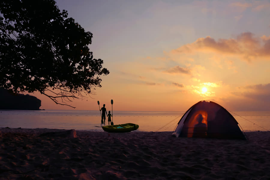 Island Camping in Pulicat Lake, Chennai Image