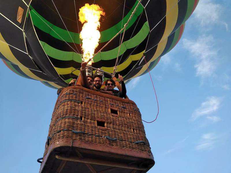 Hot Air Balloon In Rishikesh Image