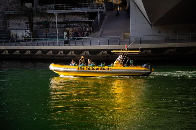 the yellow boat tour dubai