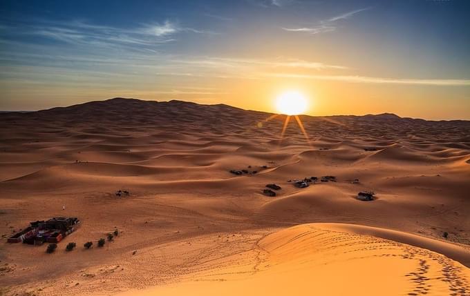 Morning Views at Abu Dhabi Desert Safari.