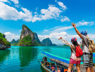 Admire the stunning landscapes of Thailand with your better half