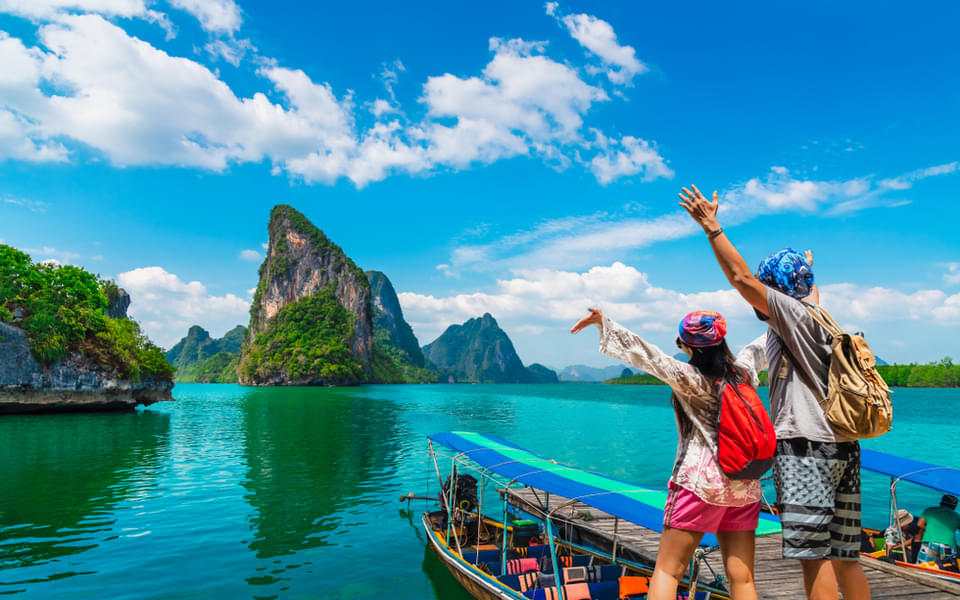 Admire the stunning landscapes of Thailand with your better half