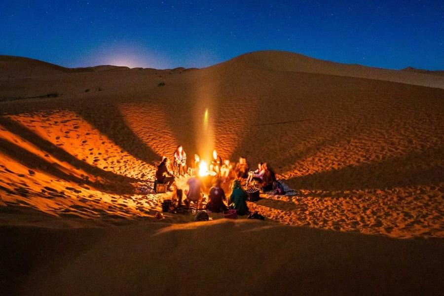 Exclusive Night Jeep Safari with Bonfire on Dunes, Jaisalmer Image