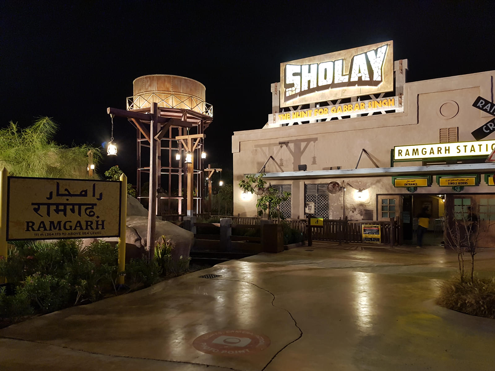 Sholay Movie Set at Bollywood Park Dubai