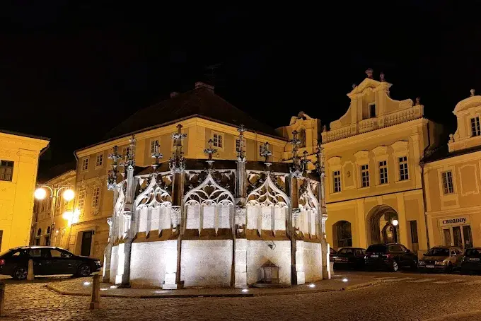 Gothic Stone Fountain