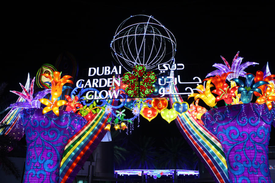 Get mesmerized by the brilliance of the largest Glow park in Dubai