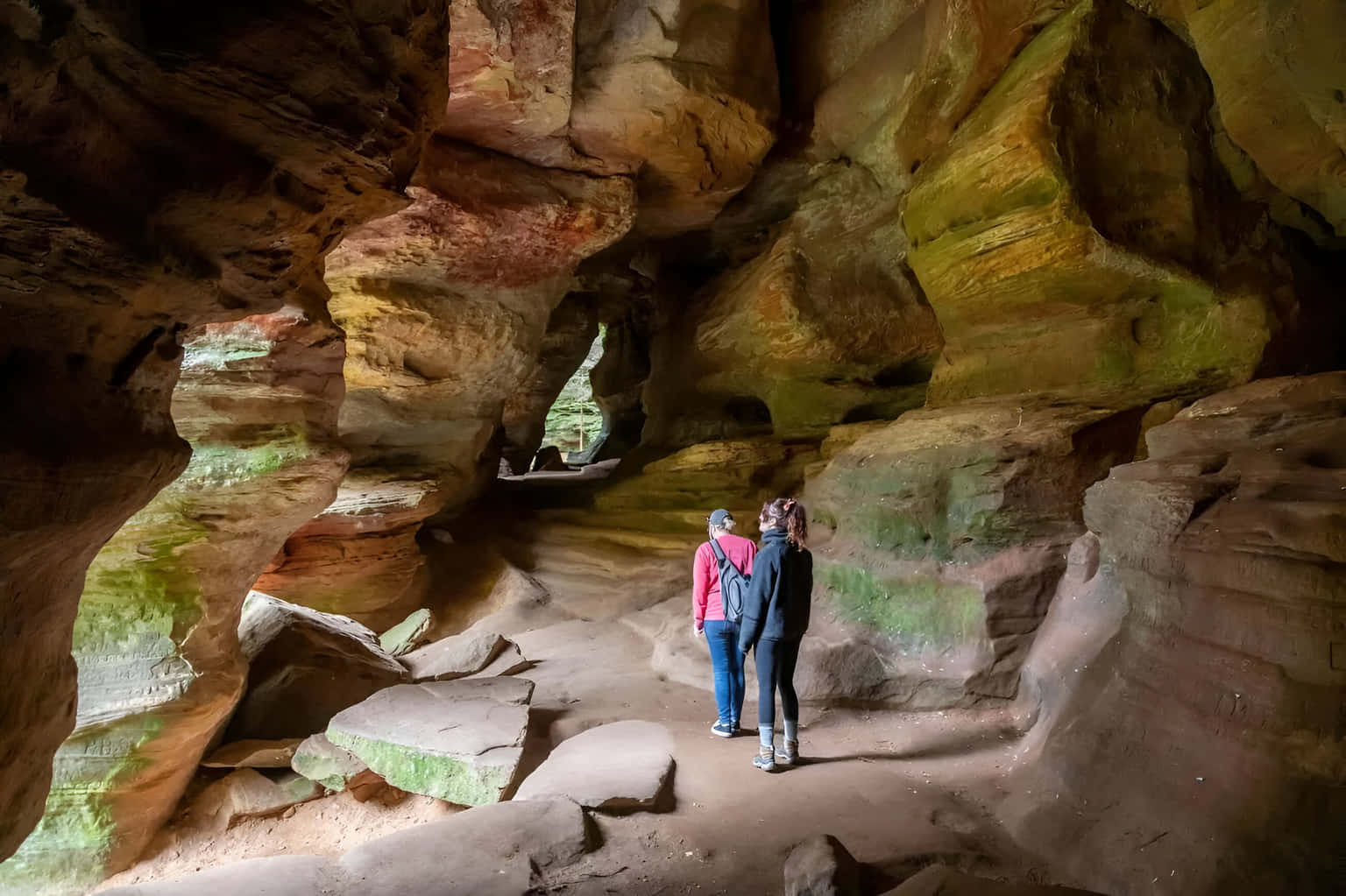 Caving in Krem Liat Pruh, Meghalaya