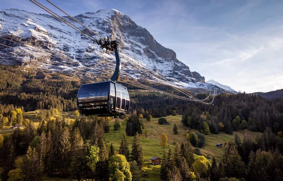 Get panoramic views of the landscape as you ride on the gondola cable car