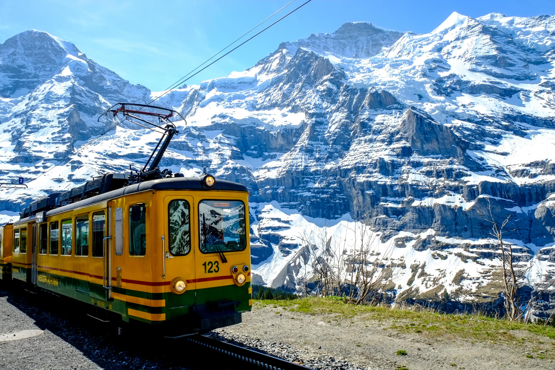 Take a scenic train ride up to Jungfraujoch
