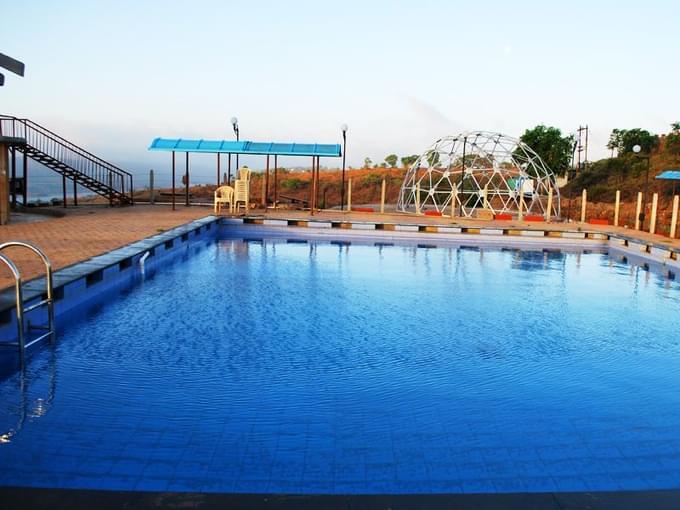 Swimming pool at the resort