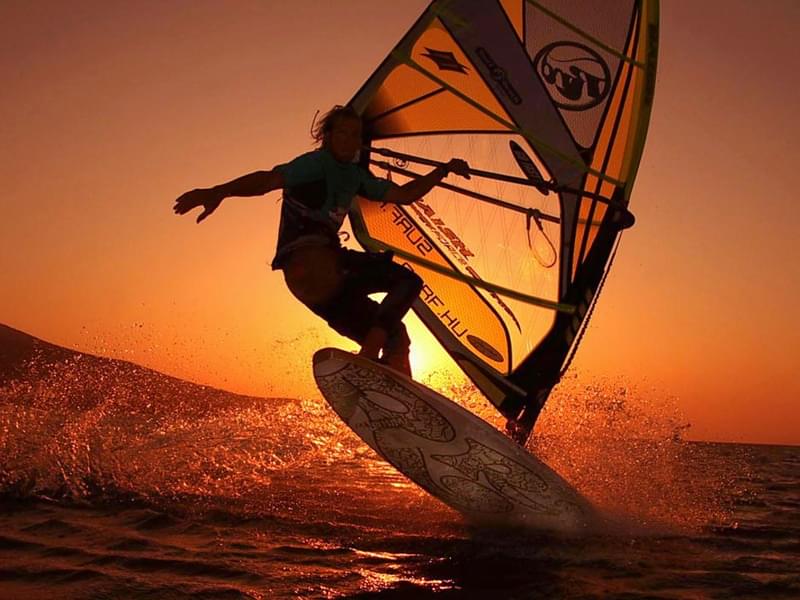 Windsurfing In Goa Image