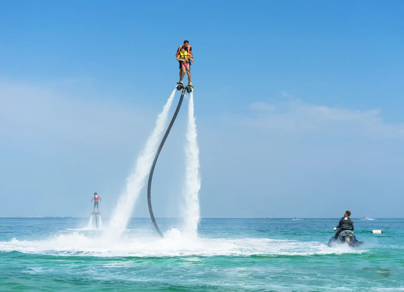 Flyboarding in North Goa
