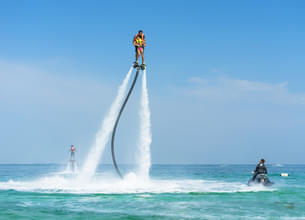 Experience thrilling flyboarding in Goa