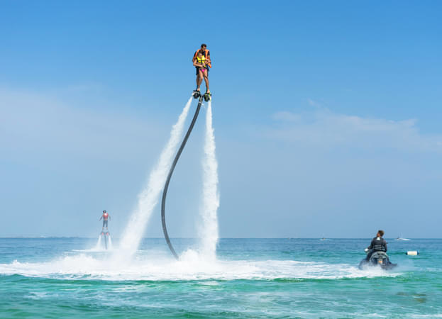 Experience thrilling flyboarding in Goa