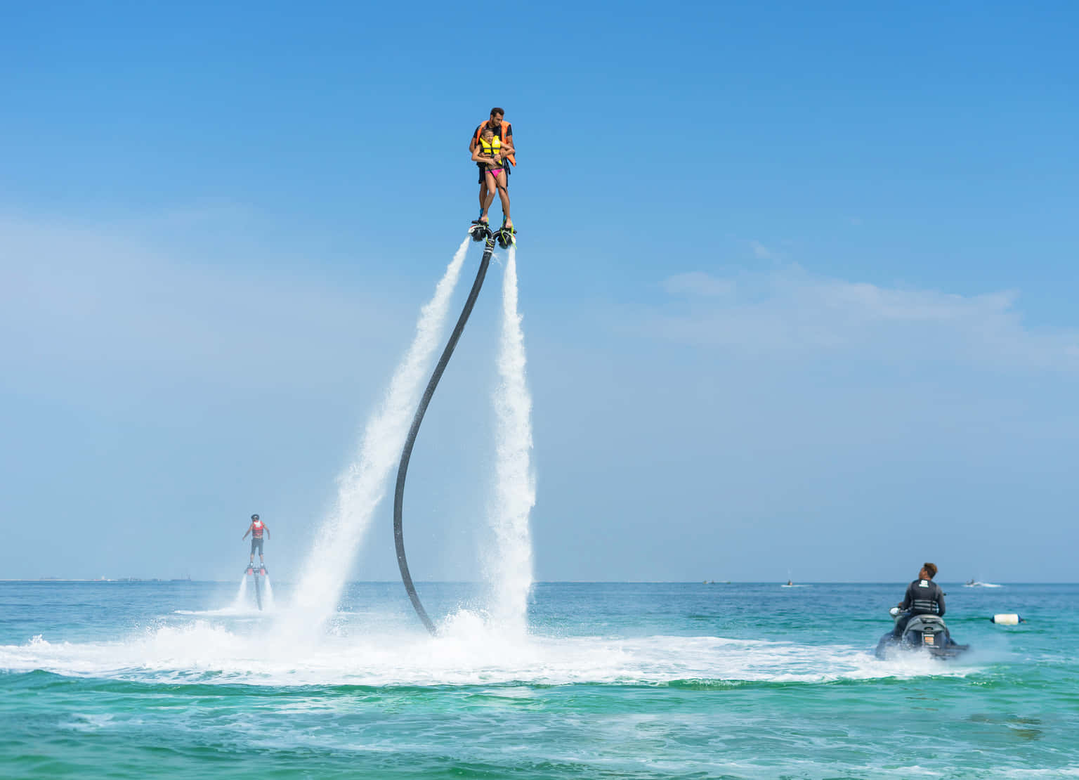 Flyboarding in North Goa