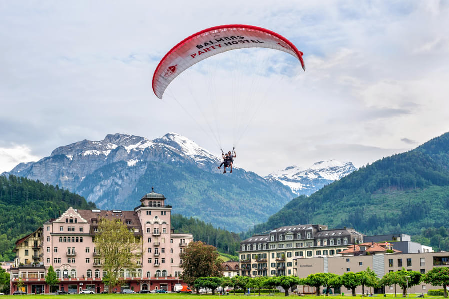 Paragliding In Interlaken Image