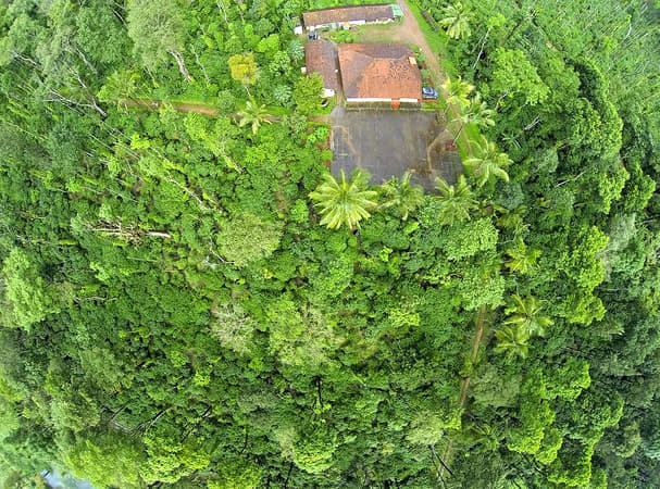 Aerial view of the resort