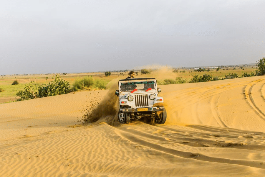 Jeep Safari, Camel Ride, Buffet Dinner & Folk Dance Combo in Jaisalmer Image