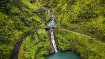 Enjoy the breathtaking views of the road to Hana