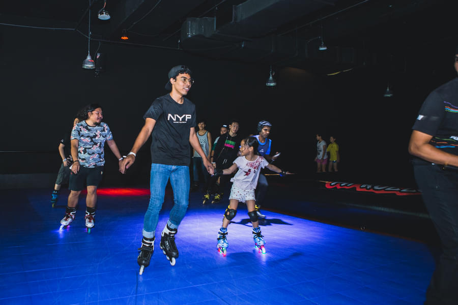 Roll the skates at your own pace and enjoy this adventurous activity