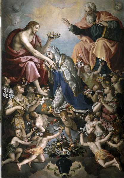 Coronation of the Virgin by Alessandro Allori
