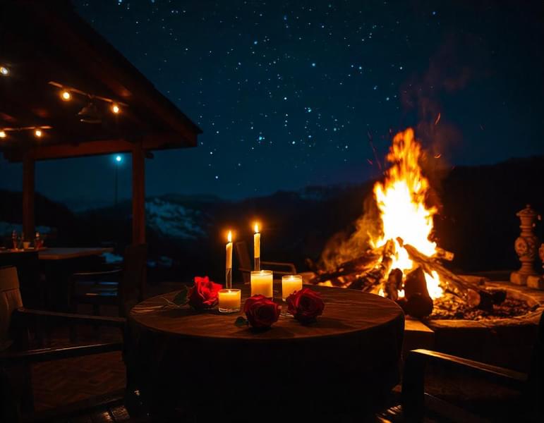 Candle Light Dinner in Manali Image