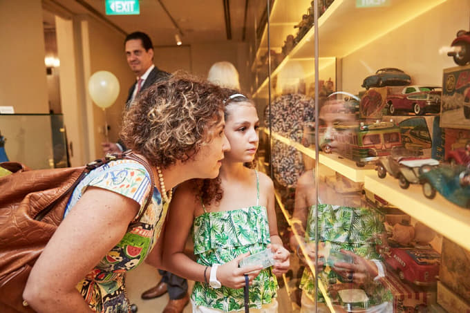 Create new memories as you share your toy tales with your children