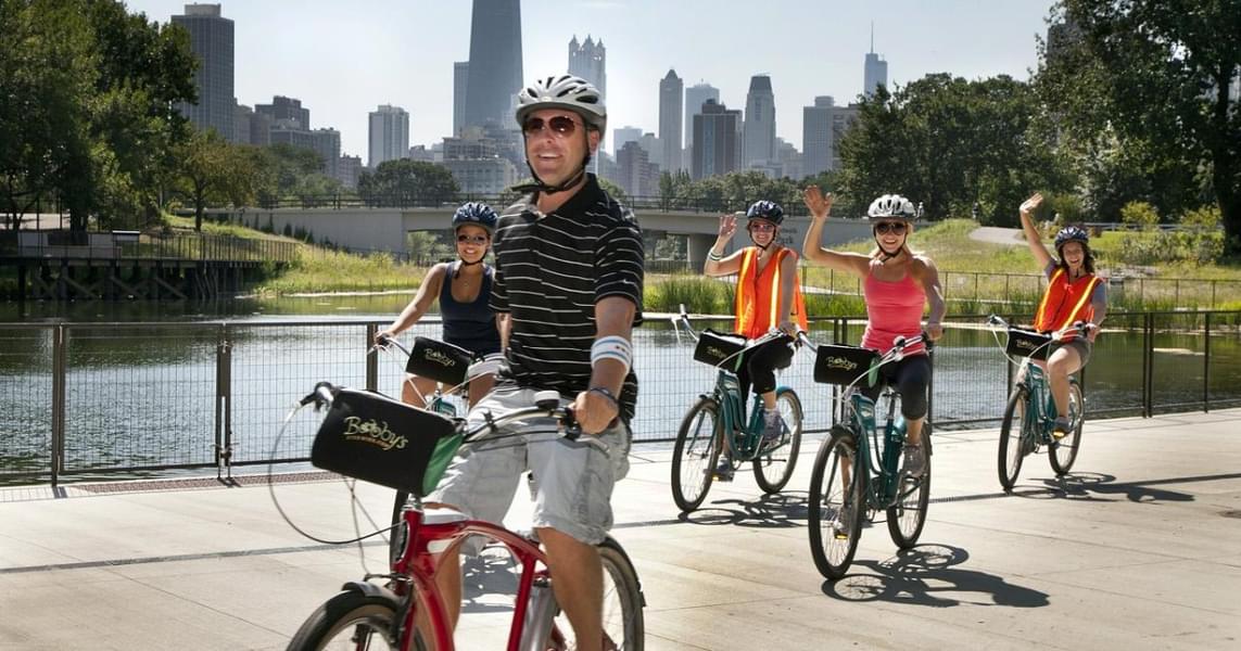 Bikes, Bites, and Brews Biking Tour in Chicago Image