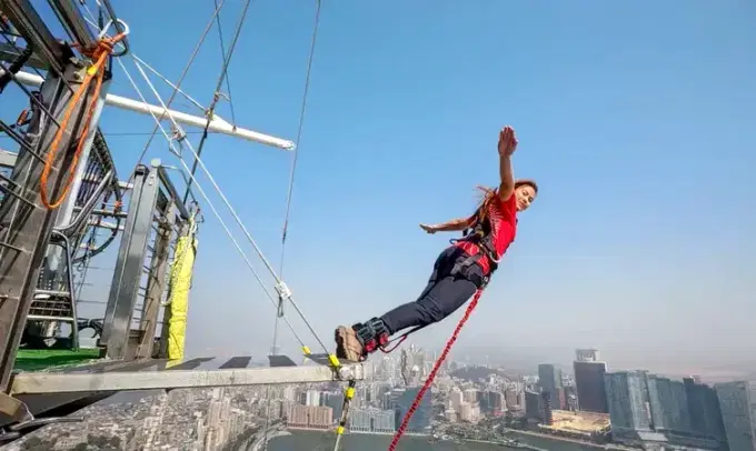 Try Bungee Jumping from Macau Tower