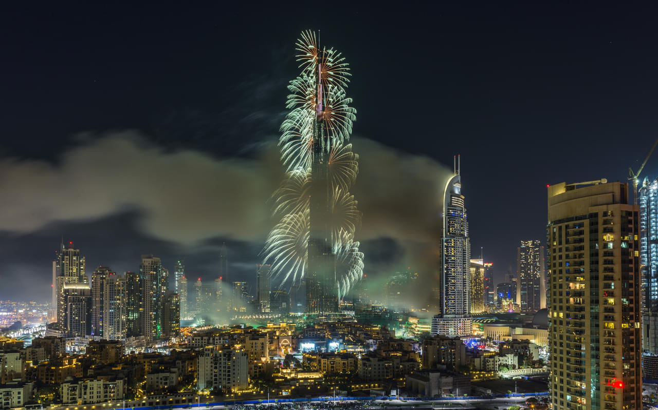 Burj Khalifa Fireworks