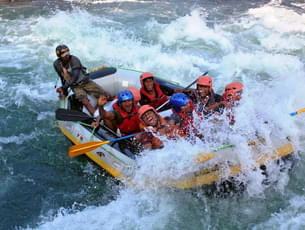 Experience the adrenaline rush and the excitement of river rafting