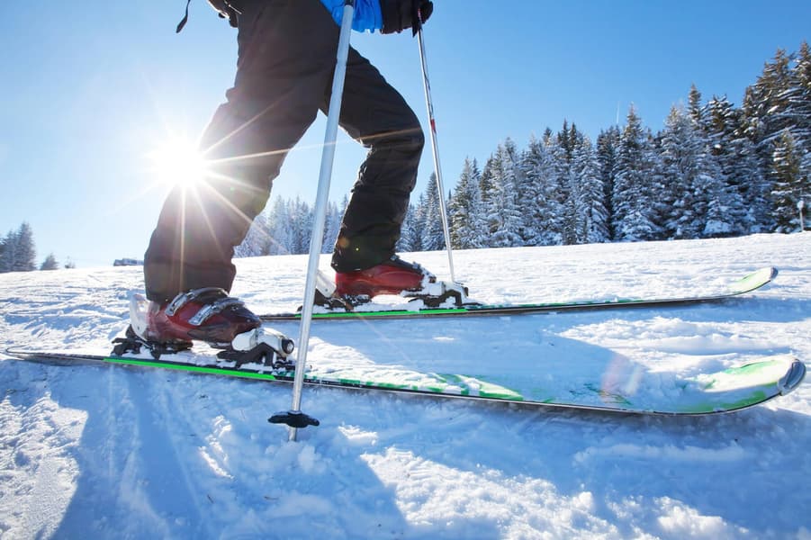 Skiing In Manali Image