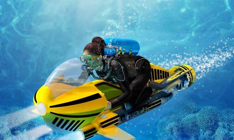 Underwater Tandem Scooter Ride
