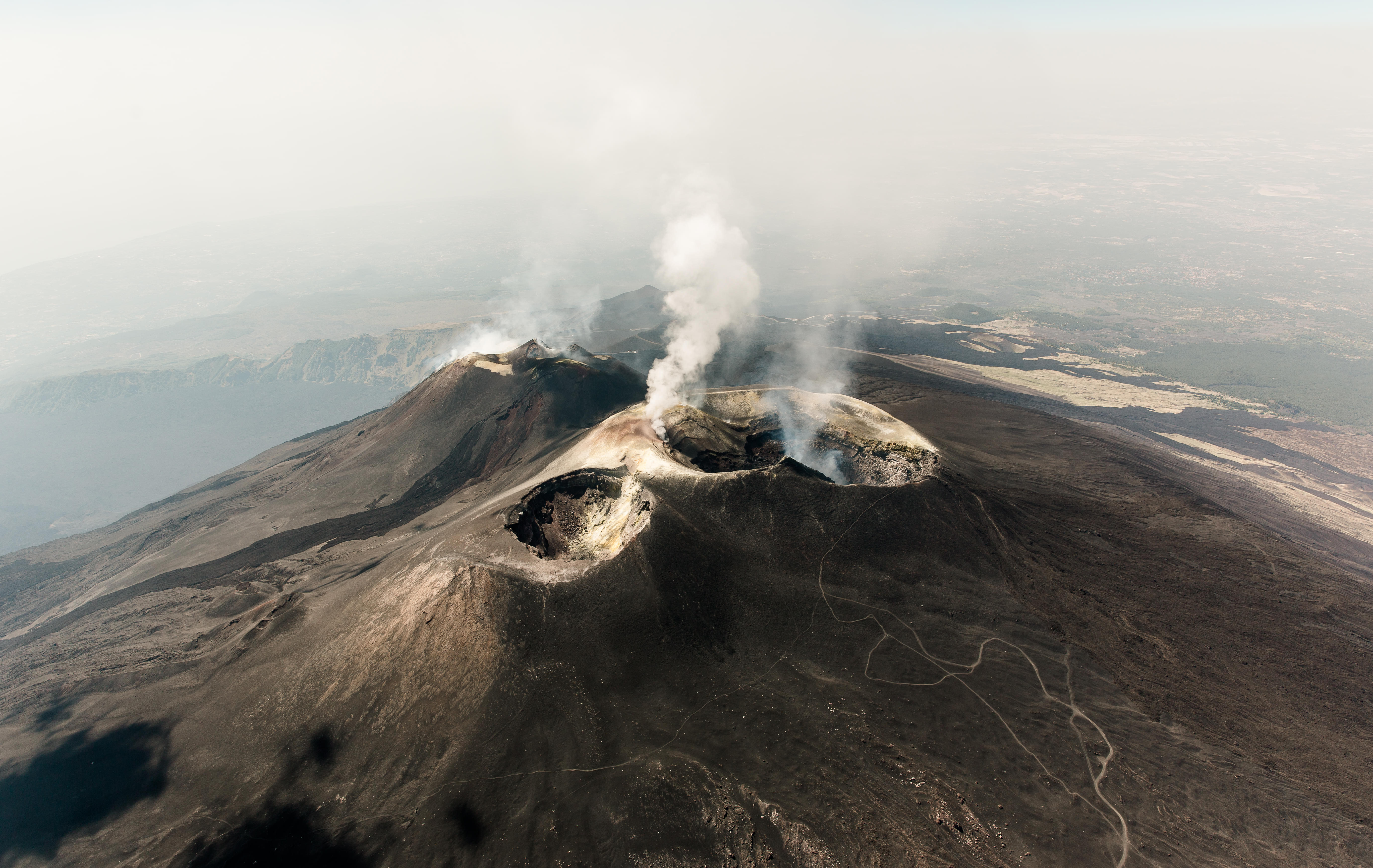 Mount Etna's Craters