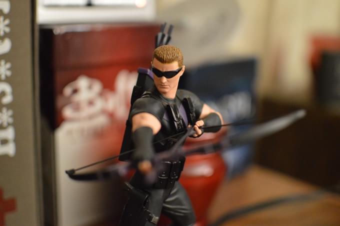 Hawkeye in IMG World Mavel Zone 