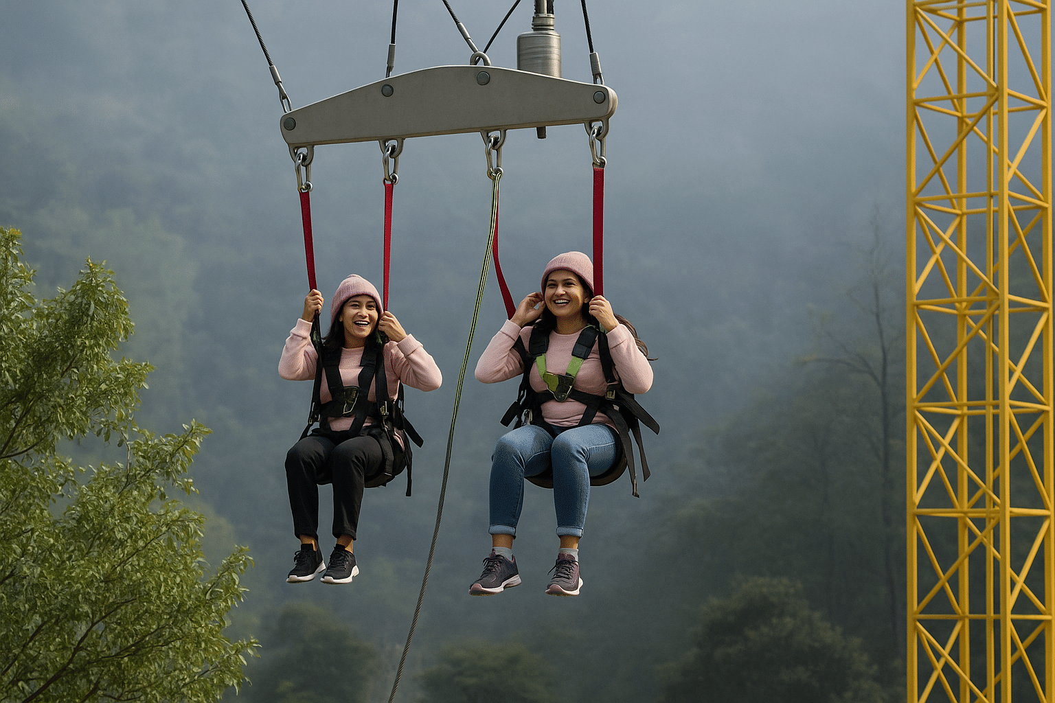 Giant Swing in Suwakholi, Mussoorie